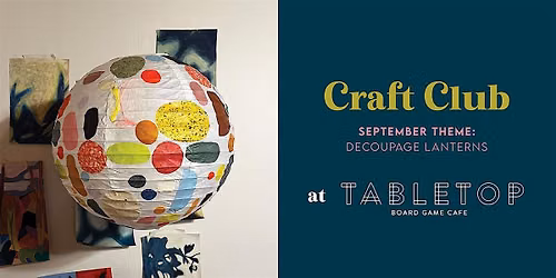 September Craft Club!