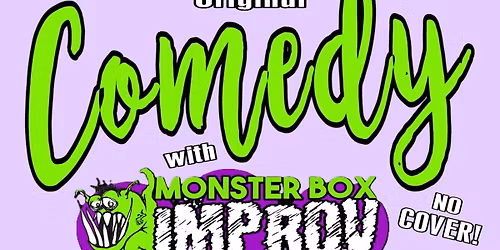 Monster Box Improv Comedy Live at Ironbark!