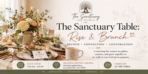 The Sanctuary Table: Rise & Brunch