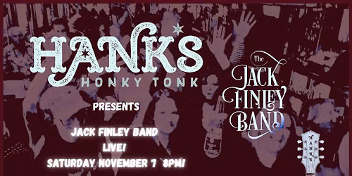 Jack Finley Band LIVE at Hank\u2019s Honky Tonk!