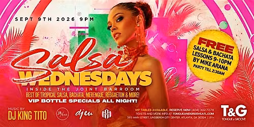 EN ViVo Wednesday + Salsa Wednesday (Regional Mexicano & Musica Tropical)