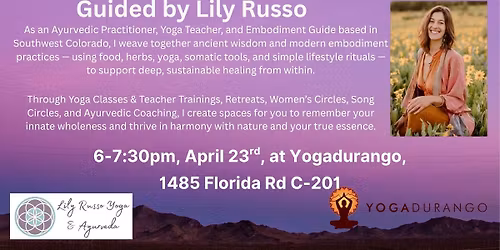 Flow into YIN + SOUND @ Yogadurango