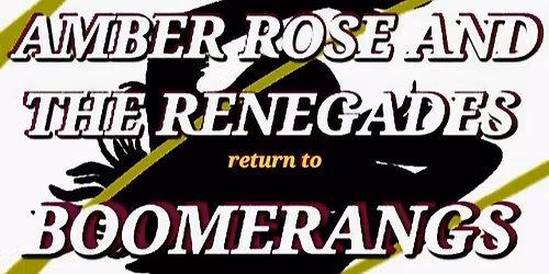 Amber Rose & The Renegades Friday Night! 11\/14!