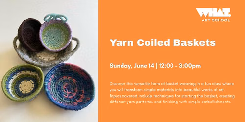 Yarn Coiled Baskets