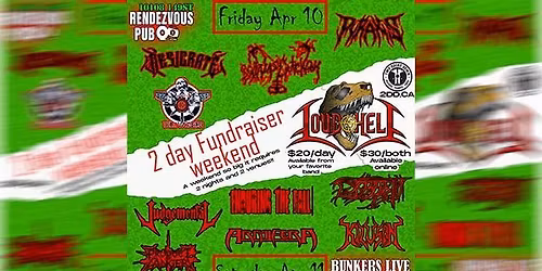 2DD Presents: Metalheads Unite : Edmontons Loud as Hell Fundraiser 2026
