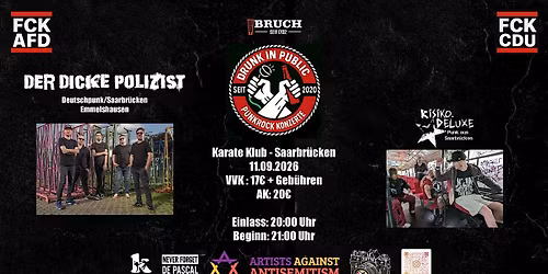 Der Dicke Polizist + Risiko Deluxe in Saarbr\u00fccken