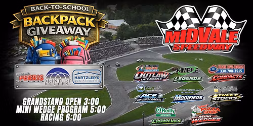 Backpack Giveaway Presented by Ferris Chevrolet Toyota, McInturf Reality, Hartzlers Quality Housing