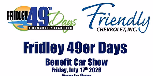 Fridley 49er Days Benefit Car Show