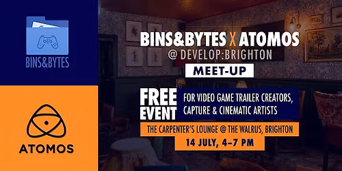 Bins&Bytes x Atomos | Meet-Up @ Develop:Brighton