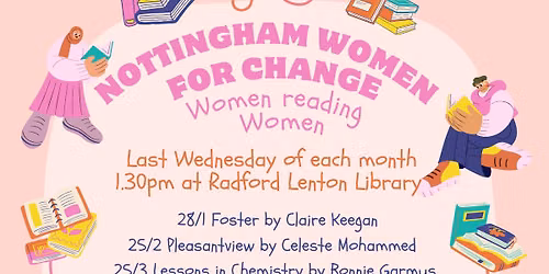 Women reading Women - monthly women's book group