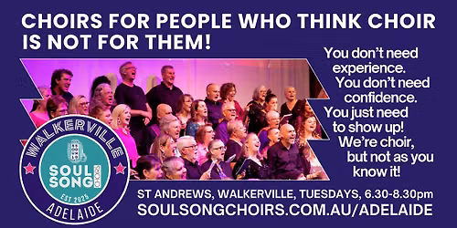 Pop Choir Rehearsal Adelaide - Walkerville 