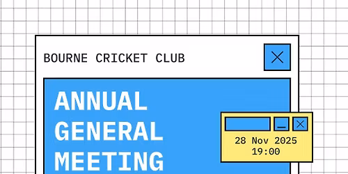 Bourne Cricket Club AGM and Awards