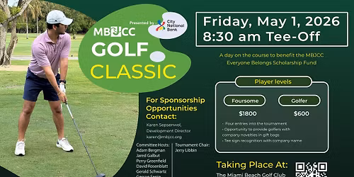 The MBJCC Annual Golf Classic
