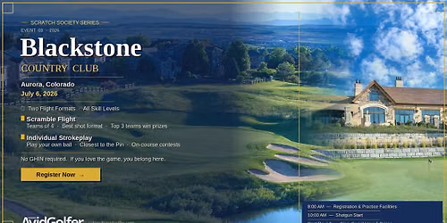 Scratch Society Series | Blackstone Country Club