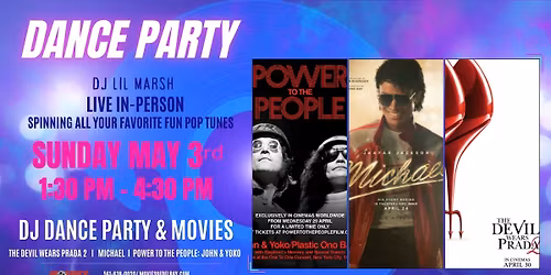 \ud83c\udf89 DJ Dance Party & Movies | Live DJ + Iconic Films \ud83c\udfac