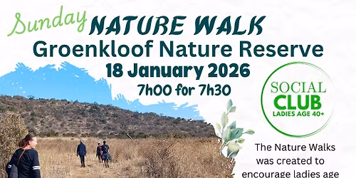 Sunday Nature Walk - Groenkloof Nature Reserve
