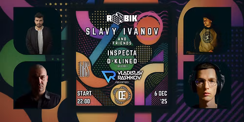 Slavy Ivanov & Friends (Special B-Day Vinyl Edition) @ Rubik Center