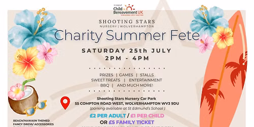 Charity Summer Fete (@ WV3 9DU)
