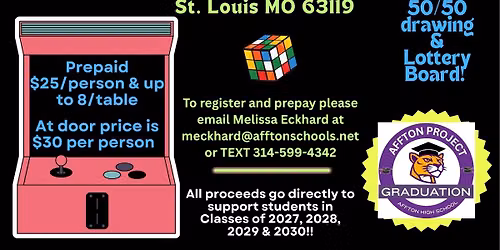 Affton Project Graduation 80s Trivia Night