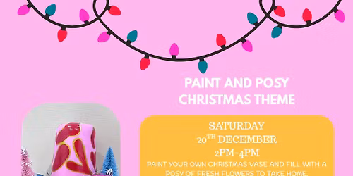 Paint and Posy Christmas Theme