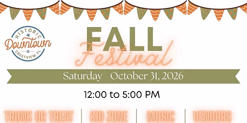 Main Street Crestview Association Annual Fall Festival