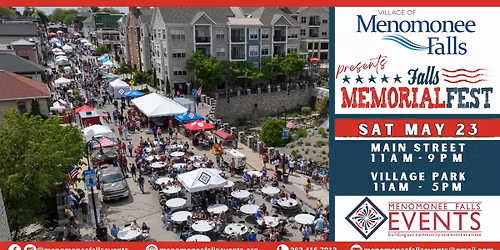 FALLS MEMORIAL FEST - presented by The Village of Menomonee Falls