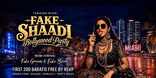 BollywoodParties.com | #1 FAKE SHAADI BOLLYWOOD PARTY MIAMI 2026 @ LA OTRA