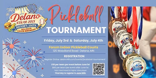 Delano 4th of July Pickleball Tournament 