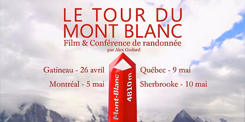 Tour du Mont Blanc: Film & Conf\u00e9rence