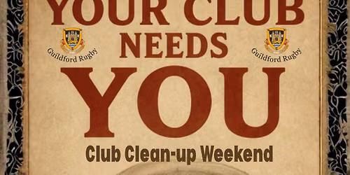 GRFC Club Clean-Up Weekend