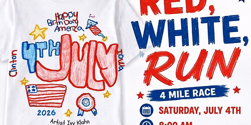 Red, White, Run 4 mile race