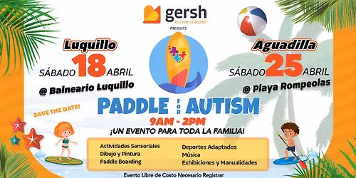 Paddle for Autism 2026 @ Balneario de Luquillo.