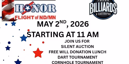 Fundraiser for Veterans Honor Flight of ND\/MN