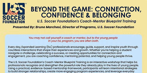 Beyond The Game: Connection, Confidence & Belonging