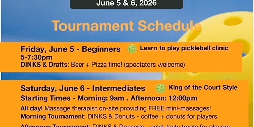 Pickleball Days Tournament