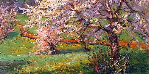 Paint Olga Wisinger Florian Spring Landscape, London