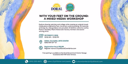 With Your Feet On The Ground: A Mixed Media Workshop