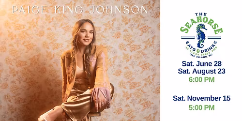 Paige King Johnson LIVE at Seahorse Eats & Drinks