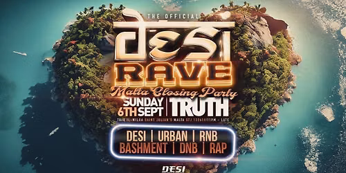 Desi Fever Malta Closing Party \u2014 The Official Desi Rave \ud83c\udde7\ud83c\udded\ud83d\udd25