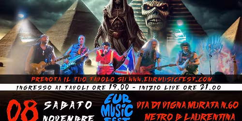 Iron Maiden Tribute Night all'Eur Music Fest!
