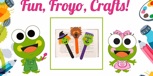 Free Halloween Bookmark Craft at sweetFrog Yorktown