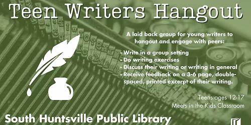 Teen Writers Hangout