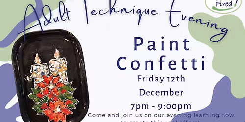 Adult Technique - Paint Confetti