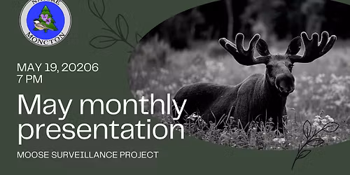 Nature Moncton's May Monthly Presentation
