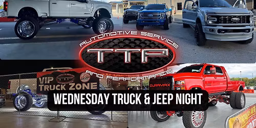 Wednesday Truck & Jeep Night 