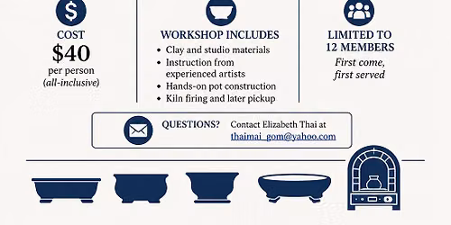 Earth & Fire: A Bonsai Pottery Experience