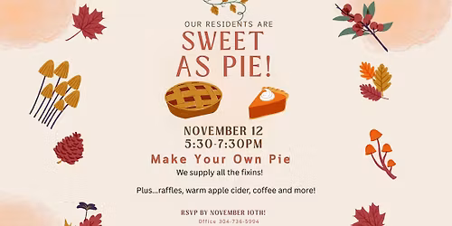 Sweet As Pie Thanksgiving Social