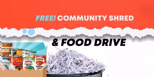 Free Community Shred and Food Drive
