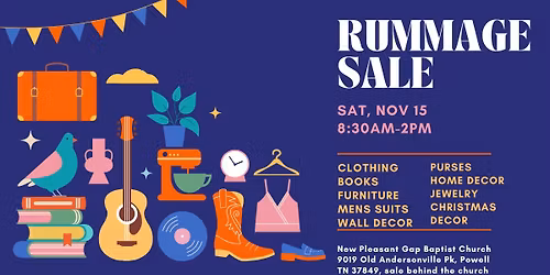 Benefit Rummage Sale