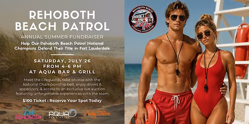 Rehoboth Beach Patrol Annual Summer Fundraiser
